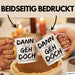 Büroarbeit Kollege Abschied Tasse Geschenk Lustige Geschenkidee Spruch Dann Geh Doch Rosa Trendation