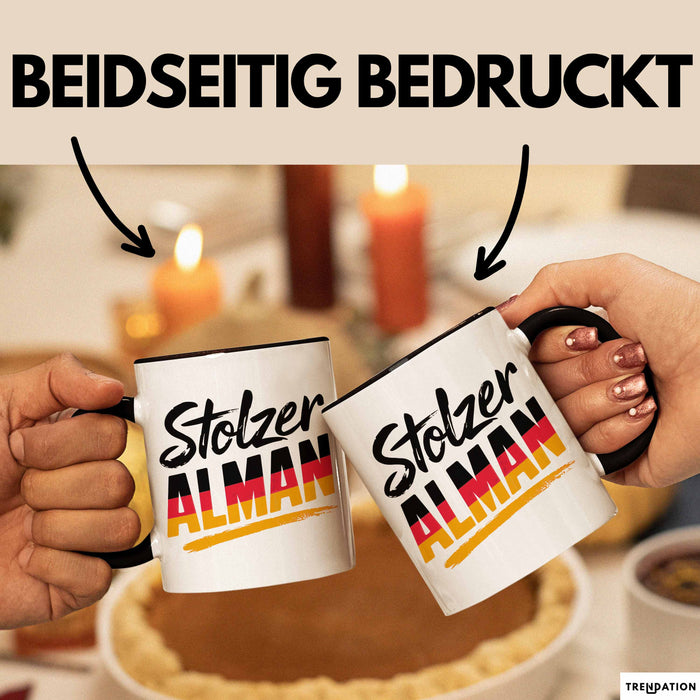 Deutschland Deutscher Bürger Tasse Geschenk Lustige Geschenkidee Spruch Stolzer Alman Trendation