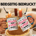 Mama und Oma Tasse Geschenk Muttertag Lustiger Spruch Rocke Beide Blau Trendation