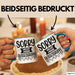 Humor Tasse Geschenk Kollegen Sorry Nicht Meine Entgeltgruppe Kaffee-Becher Blau Trendation