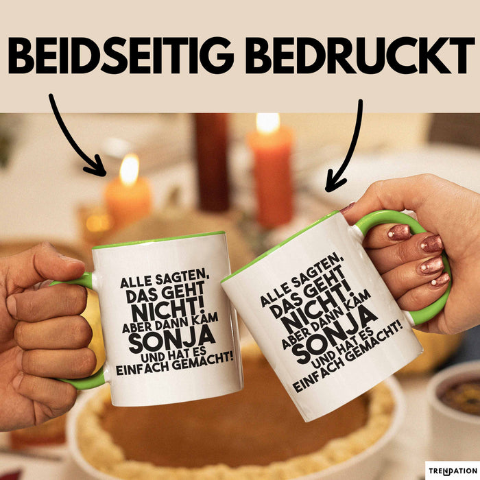 Sonja Tasse Alle Sagten Das Geht Nicht, Aber Dann Kam Sonja Geschenk
