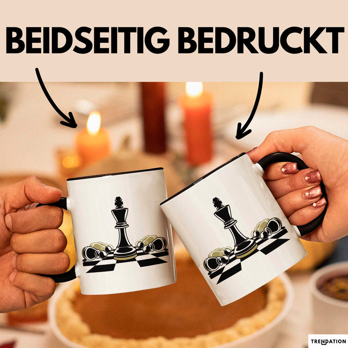 Schachspieler Tasse Geschenkidee Strategie Meister Lustiger Geschenkidee Lustig Trendation