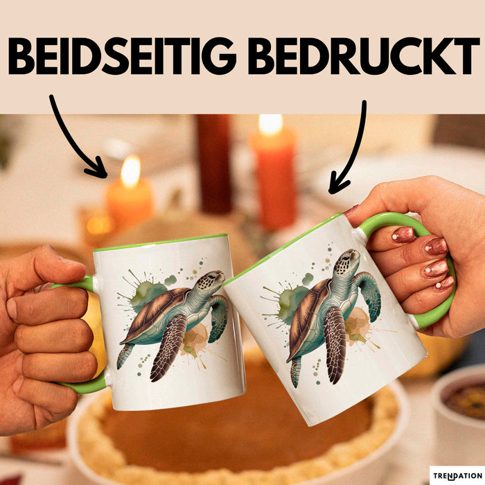 Schildkröte Tierliebhaber Tasse Geschenk Lustige Geschenkidee Spruch Trendation