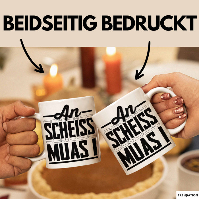 Bayern Tasse Geschenk Witz Bayer Boarisch Witz Spruch Kaffee-Tasse Geschenkidee Weiß Trendation
