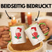 Weihnachten Weinglas Tasse Geschenk Weihnachtliche Grafik Kaffee-Becher Grün Trendation