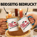 Elke-Marie Tasse Geschenk Ich Bin Vollkommen Elke-Marie Geschenkidee Geburtstag Blau Trendation