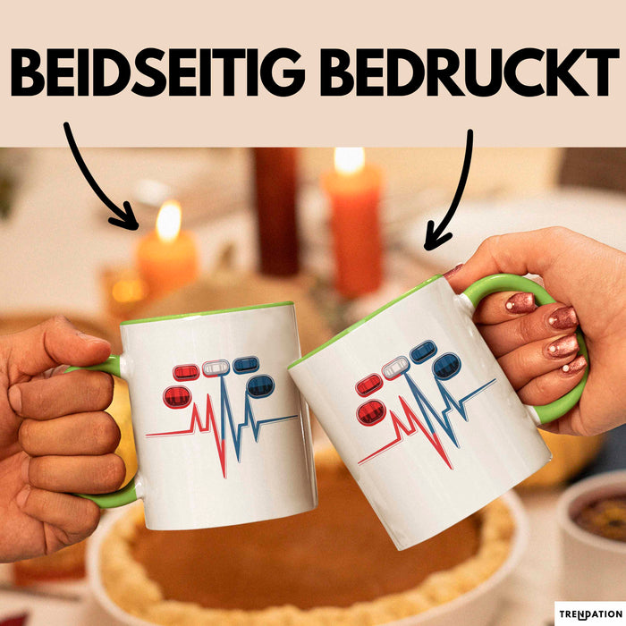 Sanitäter Tasse Geschenkidee Notfallmediziner Geschenkidee Lustig Grün Trendation