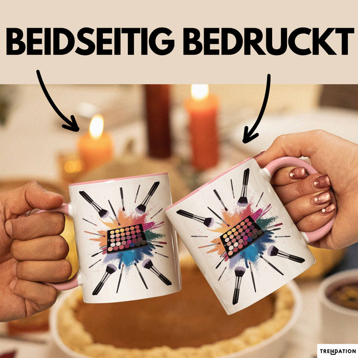 Make Up Artist Tasse Geschenk Lustige Geschenkidee Spruch Für Beauty Kreative Rosa Trendation