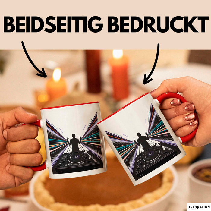 DJ Tasse Geschenk Lustige Geschenkidee Spruch Für Beat Macher Rot Trendation