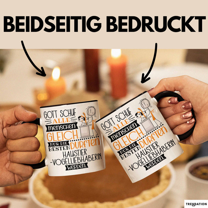 Haustier-Modedesignerin Geschenk Becher Tasse Gott Schuf Alle Menschen Gleich Nur Die Besten Durfeten Haustier-Modedesignerin Werden Geschenkidee Lustig Trendation