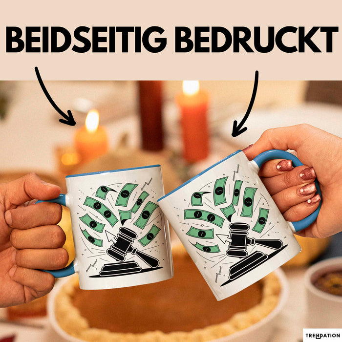 PPC Experte Tasse Geschenk Lustige Geschenkidee Spruch Für Bezahlten Traffic Profis Blau Trendation