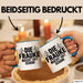 Frauke Tasse Geschenk Die Frauke Macht Dat Schon Geschenkidee Becher mit Name Blau Trendation
