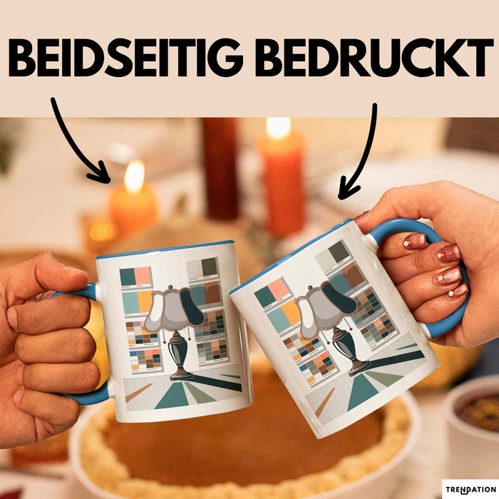 Innenarchitekt Tasse Geschenk Lustige Geschenkidee Spruch Für Stil Planer Blau Trendation
