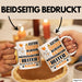 Reiter Geschenk Tasse Lustiger Spruch Erheben Sie Sich Der Reiter Betritt den Raum Weiß Trendation