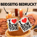 New York City USA Tasse Geschenk Lustige Geschenkidee Spruch Ich Liebe New York Rosa Trendation