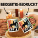 Tasse Geschenk Acht Retro Pferd Design Becher Grün Trendation