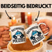 Polizist Tasse Geschenk Lustige Geschenkidee Spruch Nachwuchs Polizist Weiß Trendation