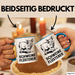 Schweinebauer Schweine Tier Tasse Geschenk Lustige Geschenkidee Spruch Schweineflüsterer Blau Trendation