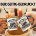 Bauer Landwirt Tasse Geschenk Andere Fahren In Den Urlaub Ich Fahre Aufs Feld Geschenkidee Bauern Kaffee-Becher Blau Trendation