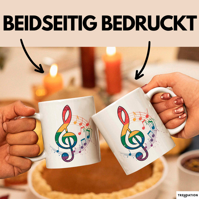 Musikliebhaber Musiker Tasse Geschenk Lustige Geschenkidee Spruch Weiß Trendation