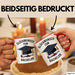 Schüler Abschluss Tasse Geschenk Lustige Geschenkidee Spruch Glückwunsch Zum Bachelor Rot Trendation