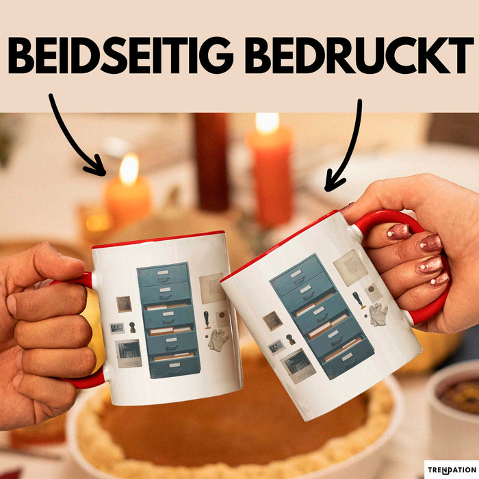 Archivar Tasse Geschenk Lustige Geschenkidee Spruch Für Geschichts Bewahrer Rot Trendation