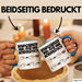 Norddeutsche Tasse Geschenk Windstärken Schaf Kaffee-Becher Geschenkidee Blau Trendation