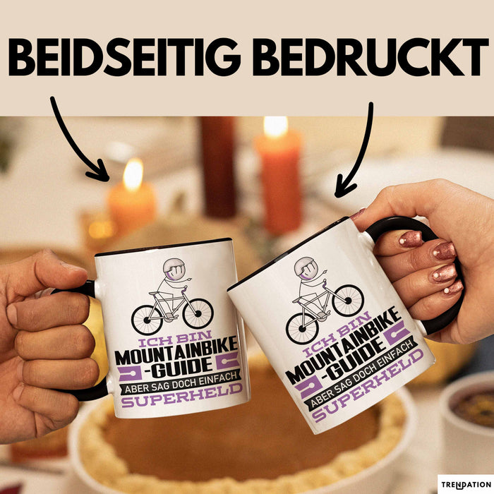 mountainbike geschenk Mountainbike-Guide Geschenk Tasse Ich Bin Mountainbike-Guide Aber Sag — TrendationStore