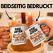 Affe Tier Tasse Geschenk Lustige Geschenkidee Spruch 3 affen Die Sich Fragend Ansehen Blau Trendation
