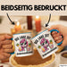 Humor Tasse Geschenk Die Lage Ist Besäufniserregend Geschenkidee Kaffee-Becher Blau Trendation