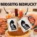 Katzen Tierliebhaber Tasse Geschenk Lustige Geschenkidee Spruch Blau Trendation