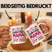 Mama Чашка Geschenk Найкраща Мама Коли Пє Каву Подарунок Ukrainisch Kaffee Weiß Trendation