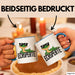 Reptil Leopardgecko Echse Tasse Geschenk Lustige Geschenkidee Spruch Echsperte Blau Trendation