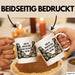 Büroarbeit Kollege Tasse Geschenk Lustige Geschenkidee Spruch Danke Ihr Verrückten Vogel Schon Dass Wir Ein Team Sind Weiß Trendation