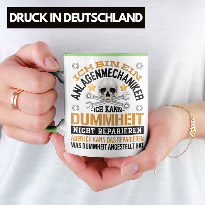 Anlagenmechaniker Tasse Geschenk Spruch Männer Trendation