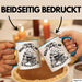 Modelleisenbahn Tasse Geschenk Ich Bin Nicht Zu Alt Um Mit Zügen Zu Spielen Eisenbahner Zugführer Geschenkidee Kaffee-Becher Blau Trendation