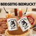 Katzenliebhaber Tasse Geschenk Spricht mit Katzen Katzenfan Rot Trendation