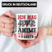 Anime Tasse Geschenk Anime-Liebhaber Geschenkidee Ich Mag Anime Und Vielleicht 3 Leute Weiß Trendation