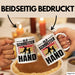 Handball Geschenk Tasse Geschenkidee Handball-Spieler Handballspielerin Mädchen Jungs Kaffee-Becher Old Schmetterhand Weiß Trendation