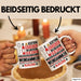 Weinsammler Geschenk Tasse Lustiger Spruch Erheben Sie Sich Der Weinsammler Betritt den Raum Weiß Trendation