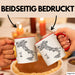 Italienische Städte Italien Karte Tasse Geschenk Lustige Geschenkidee Spruch Rot Trendation