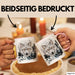 Wolf Tasse Geschenk Abstrakt Wölfe Mondlandschaft Geschenkidee Rosa Trendation
