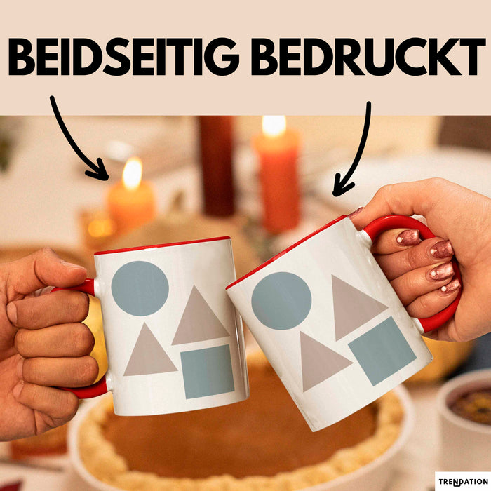 Minimalist Tasse Geschenk Lustige Geschenkidee Spruch Für Einfaches Leben Fans Rot Trendation