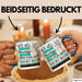 Tierkunst-Malerin Tasse Geschenk Spruch Wer Will Schon Prinzessin Sein Wenn Man Auch Tierkunst-Malerin Sein Kann Blau Trendation