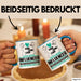 Influencer Geschenk Tasse Ich Bin Influencer Aber Sag Doch Einfach Superheld Lustige Geschenkdiee für Influencer Kaffee-Becher Blau Trendation
