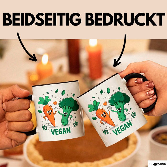 Veganer Tasse Geschenk Lustige Geschenkidee Spruch Für Pflanzliche Ernährung Fans Trendation