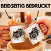 Waschbär Tierliebhaber Tasse Geschenk Lustige Geschenkidee Spruch Rot Trendation