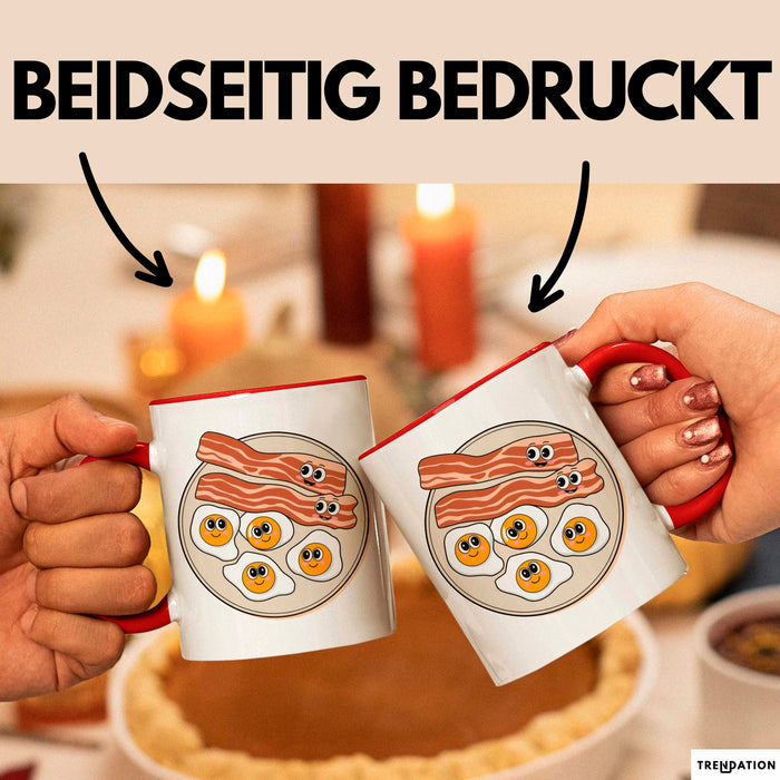 Keto Diät Fan Tasse Geschenkidee für Low Carb Liebhaber Rot Trendation