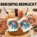 Einhorn Liebhaber Tasse Geschenk Einhorn Reitet Auf Dinosauriere T-Rex Dino Frauen Geschenk Weiß Trendation