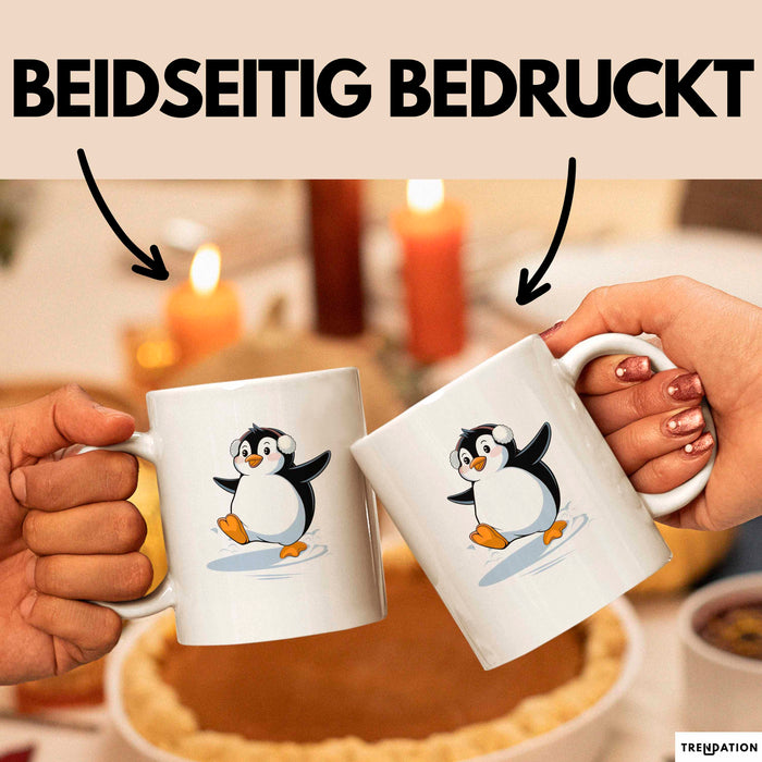 Pinguin Liebhaber Tasse Geschenk Lustige Geschenkidee Spruch Für Kälte Fans Weiß Trendation
